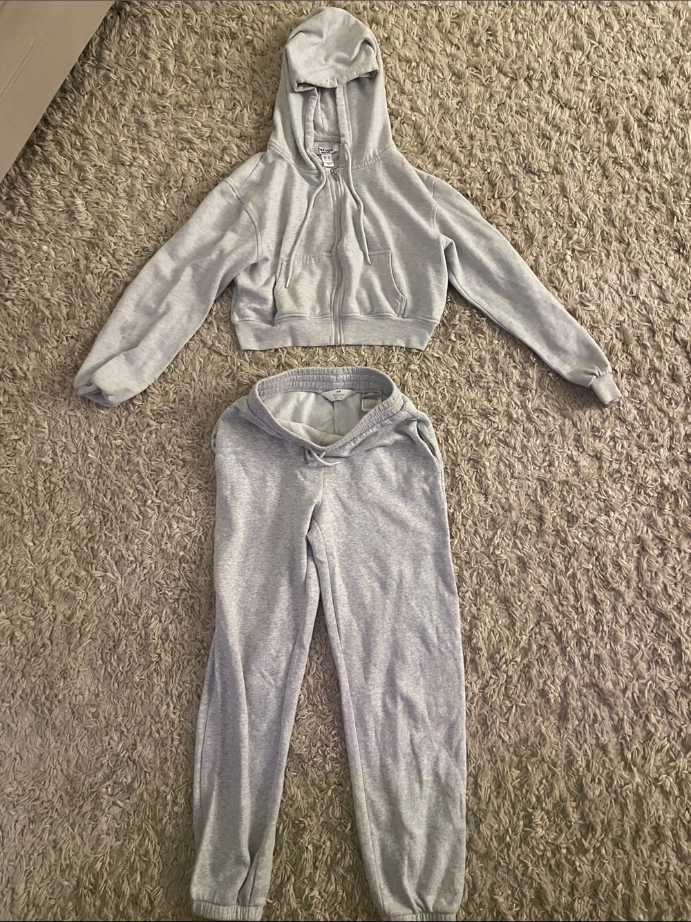 refuge Gray Zip Hoodie Romper Size M (8)